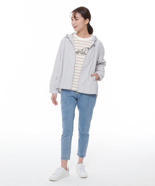 Arnold Palmer（アーノルドパーマー）の「ナイロン ギャザー パーカー（マウンテンパーカー・レディース・ブルー/コーラル/グレー/グリーン・L/M/S）」の19枚目の写真