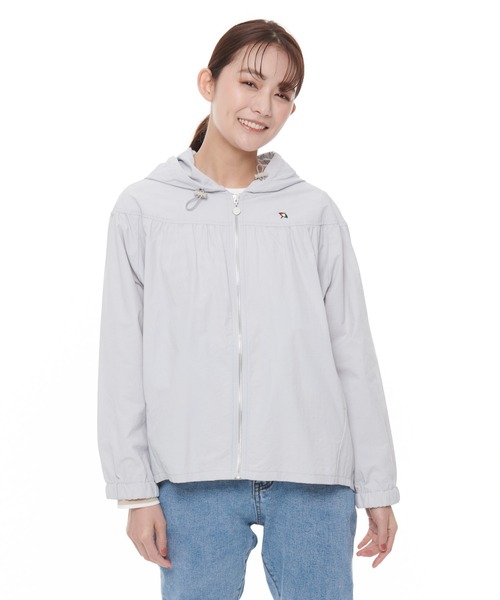 Arnold Palmer（アーノルドパーマー）の「ナイロン ギャザー パーカー（マウンテンパーカー・レディース・ブルー/コーラル/グレー/グリーン・L/M/S）」の10枚目の写真