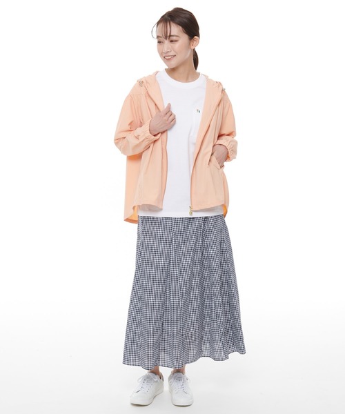 Arnold Palmer（アーノルドパーマー）の「ナイロン ギャザー パーカー（マウンテンパーカー・レディース・ブルー/コーラル/グレー/グリーン・L/M/S）」の11枚目の写真