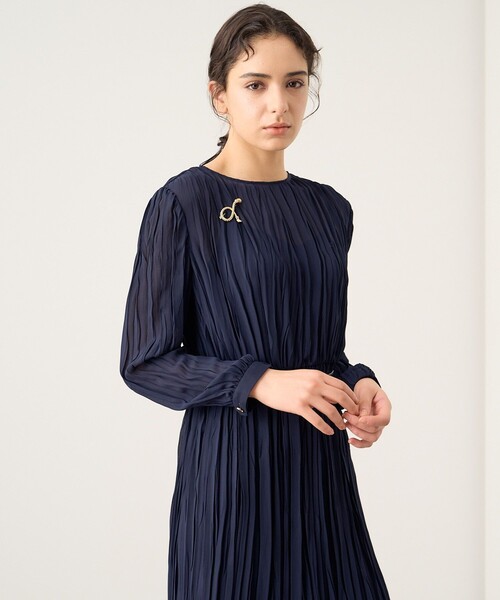 セール】ランダムプリーツベルト付き ワンピース（ワンピース）｜ANAYI