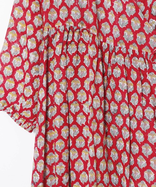 チャイハネ(チャイハネ)の「【チャイハネ】ブロリカシュクールカーディガン ワンピース 2WAY(カーディガン/ボレロ・レディース・ホワイト/レッド/ブルー/グレー・FREE)」の16枚目の写真