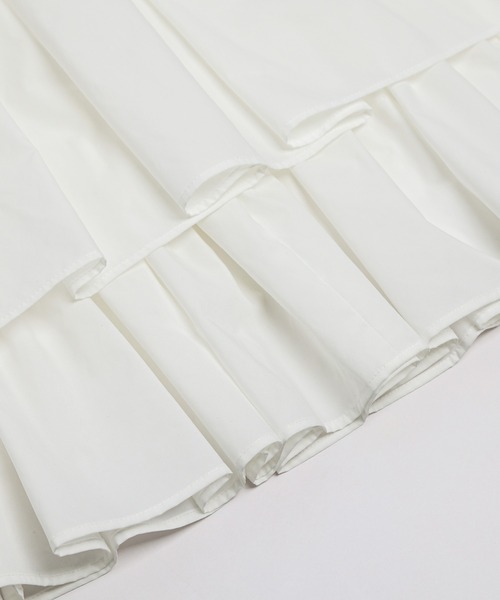 La-gemme（ラジェム）の「ティアードスカート（スカート・レディース・ブラック/ホワイト・フリー）」の21枚目の写真