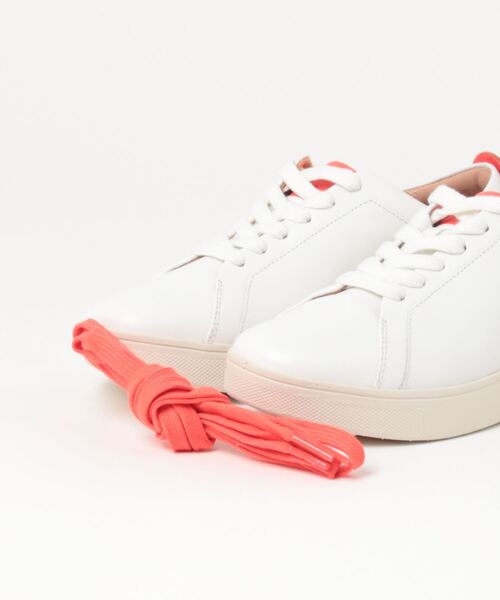 fitflop(フィットフロップ)の「【fitflop】フィットフロップ RALLY NEON-POP LEATHER SNEAKERS(スニーカー・レディース・ホワイト×ピンク/ホワイト/ホワイト×イエロー・US6/US7.5/US6.5/US7/US8/US5.5/US5)」の17枚目の写真