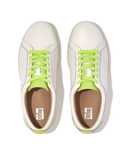 fitflop(フィットフロップ)の「【fitflop】フィットフロップ RALLY NEON-POP LEATHER SNEAKERS(スニーカー・レディース・ホワイト×ピンク/ホワイト/ホワイト×イエロー・US6/US7.5/US6.5/US7/US8/US5.5/US5)」の11枚目の写真