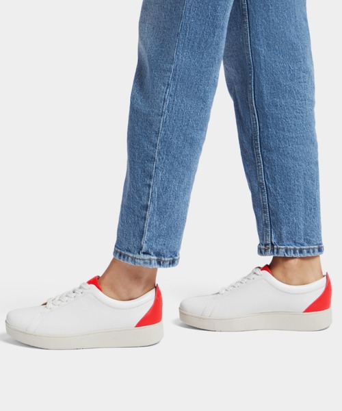 fitflop(フィットフロップ)の「【fitflop】フィットフロップ RALLY NEON-POP LEATHER SNEAKERS(スニーカー・レディース・ホワイト×ピンク/ホワイト/ホワイト×イエロー・US6/US7.5/US6.5/US7/US8/US5.5/US5)」の13枚目の写真