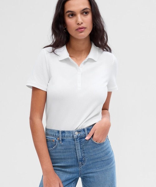 GAP（ギャップ）の「Gap × Malbon クロップド ポロセーター