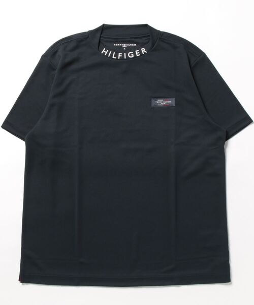 TOMMY HILFIGER GOLF（トミー ヒルフィガー ゴルフ）の「[トミー ヒルフィガー ゴルフ] メンズ バックロゴ 変形モックネックシャツ　 （Tシャツ/カットソー・メンズ・ネイビー/ブラック/ホワイト/イエロー/ライトグリーン/コーラルピンク・L/M/LL/XL）」の5枚目の写真
