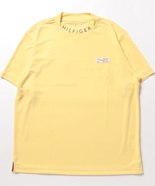 TOMMY HILFIGER GOLF（トミー ヒルフィガー ゴルフ）の「[トミー ヒルフィガー ゴルフ] メンズ バックロゴ 変形モックネックシャツ　 （Tシャツ/カットソー・メンズ・ネイビー/ブラック/ホワイト/イエロー/ライトグリーン/コーラルピンク・L/M/LL/XL）」の6枚目の写真