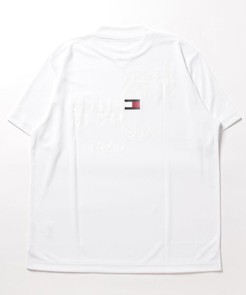 TOMMY HILFIGER GOLF（トミー ヒルフィガー ゴルフ）の「[トミー ヒルフィガー ゴルフ] メンズ バックロゴ 変形モックネックシャツ　 （Tシャツ/カットソー・メンズ・ネイビー/ブラック/ホワイト/イエロー/ライトグリーン/コーラルピンク・L/M/LL/XL）」の11枚目の写真