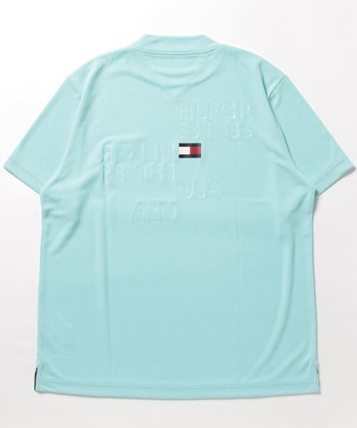 TOMMY HILFIGER GOLF（トミー ヒルフィガー ゴルフ）の「[トミー ヒルフィガー ゴルフ] メンズ バックロゴ 変形モックネックシャツ　 （Tシャツ/カットソー・メンズ・ネイビー/ブラック/ホワイト/イエロー/ライトグリーン/コーラルピンク・L/M/LL/XL）」の10枚目の写真