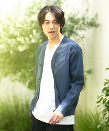 UNIIT（ユニット）の「ドライタッチ 吸水速乾 ストレッチ イージーケア ドライリップル ボタンカーディガン（カーディガン/ボレロ）」