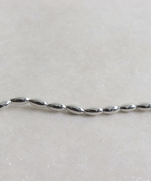 fredy emue（フレディエミュ）の「ライスチェーンマグネットネックレス（ネックレス・レディース・シルバー/ゴールド・FREE）」の4枚目の写真