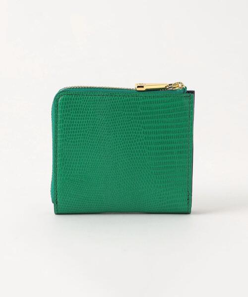 BEAUTY&YOUTH UNITED ARROWS（ビューティーアンドユースユナイテッドアローズ）の「【WEB限定】＜VIOLAd’ORO＞PORTA リザードエンボス レザー サイドジップ ウォレット（財布・レディース・ナチュラル/シルバー/ケリー・FREE）」の5枚目の写真