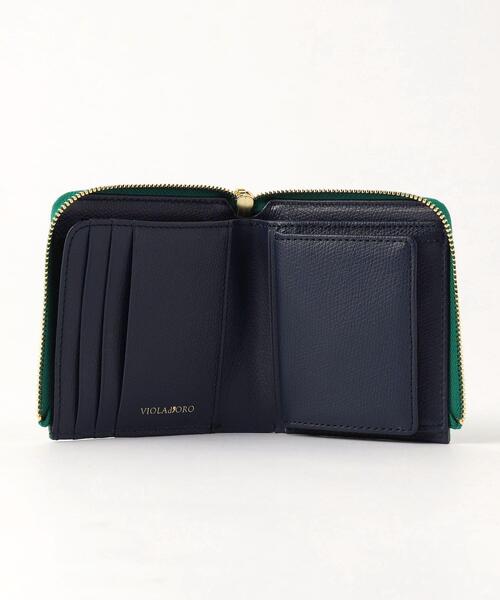 BEAUTY&YOUTH UNITED ARROWS（ビューティーアンドユースユナイテッドアローズ）の「【WEB限定】＜VIOLAd’ORO＞PORTA リザードエンボス レザー サイドジップ ウォレット（財布・レディース・ナチュラル/シルバー/ケリー・FREE）」の6枚目の写真