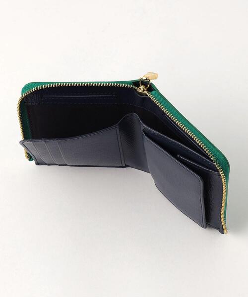 BEAUTY&YOUTH UNITED ARROWS（ビューティーアンドユースユナイテッドアローズ）の「【WEB限定】＜VIOLAd’ORO＞PORTA リザードエンボス レザー サイドジップ ウォレット（財布・レディース・ナチュラル/シルバー/ケリー・FREE）」の7枚目の写真