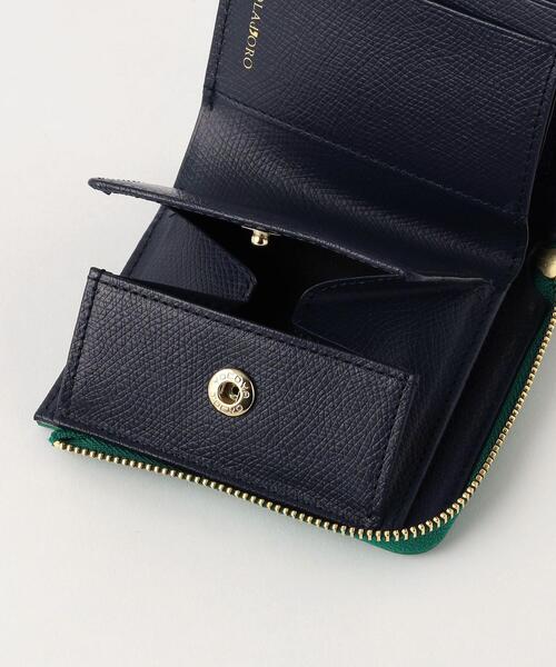 BEAUTY&YOUTH UNITED ARROWS（ビューティーアンドユースユナイテッドアローズ）の「【WEB限定】＜VIOLAd’ORO＞PORTA リザードエンボス レザー サイドジップ ウォレット（財布・レディース・ナチュラル/シルバー/ケリー・FREE）」の8枚目の写真