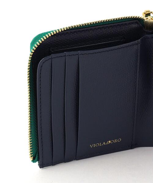 BEAUTY&YOUTH UNITED ARROWS（ビューティーアンドユースユナイテッドアローズ）の「【WEB限定】＜VIOLAd’ORO＞PORTA リザードエンボス レザー サイドジップ ウォレット（財布・レディース・ナチュラル/シルバー/ケリー・FREE）」の9枚目の写真