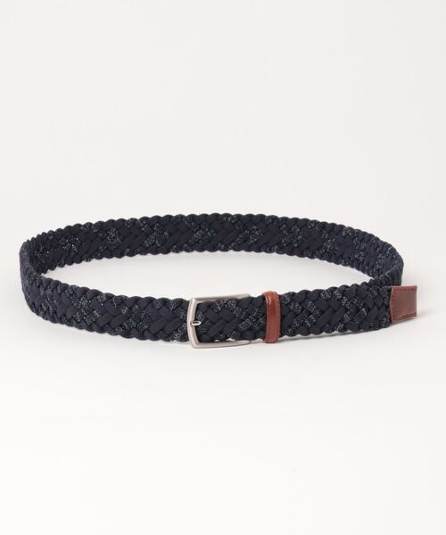 m.f.editorial（エムエフエディトリアル）の「m.f.エディトリアル メンズ コンビ メッシュベルト（ベルト・メンズ・ネイビー/グレー・FREE）」の7枚目の写真