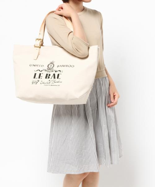united bamboo（ユナイテッドバンブー）の「【L】[LE BAC]クラシックトートバッグ マザーズ（トートバッグ・レディース・ホワイト系/ネイビー系/オレンジ系・F）」の16枚目の写真