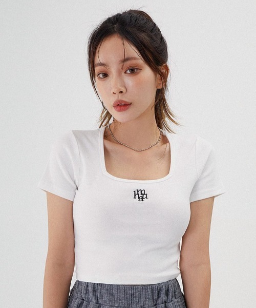 meer. メーア NECK SLIT TEE /WHT ネックスリットTシャツ MEER. ネックスリットTシャツNECK SLIT TEE /WHT