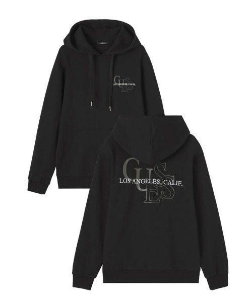 Guess(ゲス)の「Logo Hoodie(パーカー・メンズ・ブラック/アイボリー/ライトグレー・MEDIUM/LARGE/X-LARGE/SMALL)」の3枚目の写真
