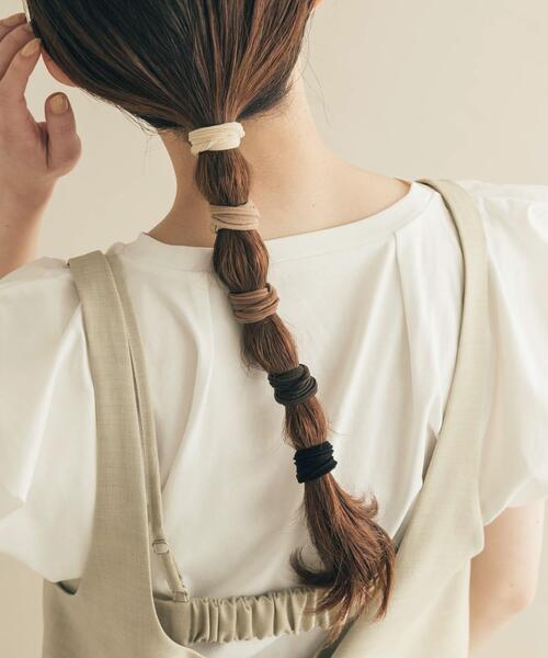 SMELLY(スメリー)の「カラーグラデーションゴムセット(ヘアゴム・レディース・ベージュ系その他/グレー系その他・-)」の2枚目の写真