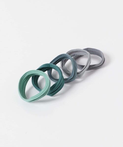 SMELLY(スメリー)の「カラーグラデーションゴムセット(ヘアゴム・レディース・ベージュ系その他/グレー系その他・-)」の12枚目の写真