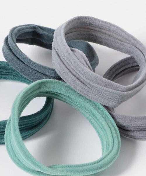 SMELLY(スメリー)の「カラーグラデーションゴムセット(ヘアゴム・レディース・ベージュ系その他/グレー系その他・-)」の6枚目の写真