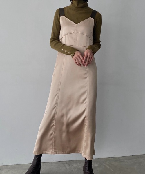 WILLFULLY オケージョンワンピース　ベージュ willfully ワンピース willfully ワンピース オケージョン ベージュ