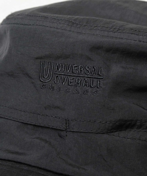 UNIVERSAL OVERALL（ユニバーサルオーバーオール）の「ロゴ刺繍 ナイロン アドベンチャーハット（ハット・メンズ・ブラック・FREE）」の16枚目の写真