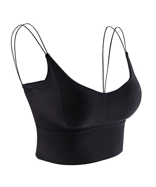 NinaetLina（ニナエリナ）の「カップ付きキャミソール（キャミソール・レディース・ブラック/ホワイト・FREE）」の10枚目の写真