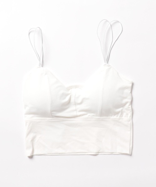 NinaetLina（ニナエリナ）の「カップ付きキャミソール（キャミソール・レディース・ブラック/ホワイト・FREE）」の4枚目の写真