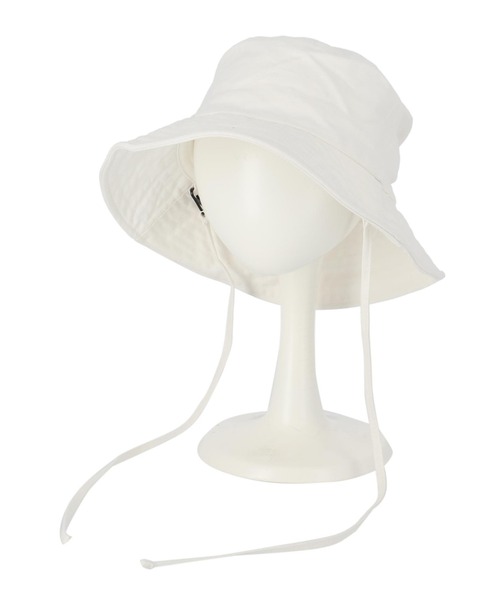 anap mimpi（アナップミンピ）の「ストラップ付きバケットハット（ハット・レディース・ホワイト/ブラック/ベージュ・FREE）」の17枚目の写真