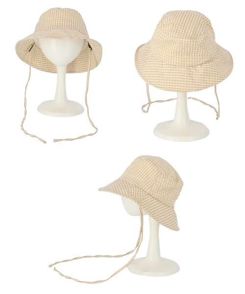 anap mimpi（アナップミンピ）の「ストラップ付きバケットハット（ハット・レディース・ホワイト/ブラック/ベージュ・FREE）」の19枚目の写真