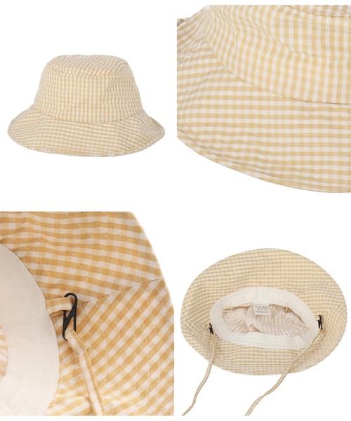 anap mimpi（アナップミンピ）の「ストラップ付きバケットハット（ハット・レディース・ホワイト/ブラック/ベージュ・FREE）」の20枚目の写真