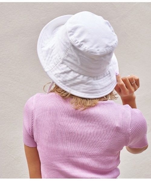 anap mimpi（アナップミンピ）の「ストラップ付きバケットハット（ハット・レディース・ホワイト/ブラック/ベージュ・FREE）」の11枚目の写真