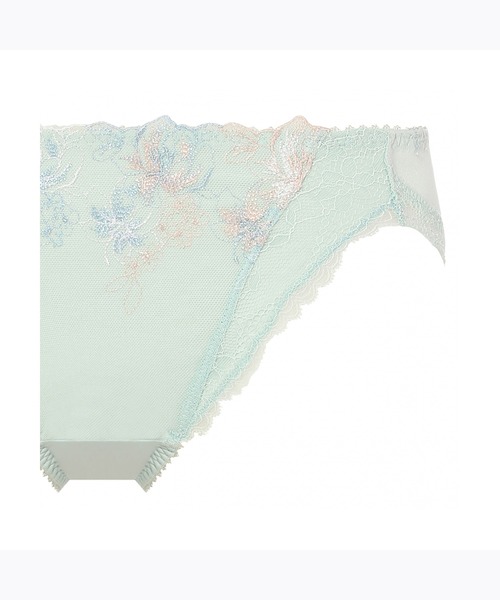 AMOSTYLE BY Triumph(アモスタイルバイトリンプ)の「レギュラーショーツ カラーバースト AMST1429 Hikini JX(ショーツ・レディース・ミント/ホワイト/オレンジ・L/M)」の4枚目の写真