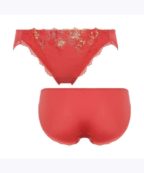 AMOSTYLE BY Triumph(アモスタイルバイトリンプ)の「レギュラーショーツ カラーバースト AMST1429 Hikini JX(ショーツ・レディース・ミント/ホワイト/オレンジ・L/M)」の8枚目の写真