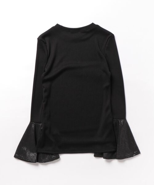 TEVALT(ヴァレット)の「ラメスリーブトップス(Tシャツ/カットソー・レディース・オフホワイト/ブラック/グレー・38)」の19枚目の写真