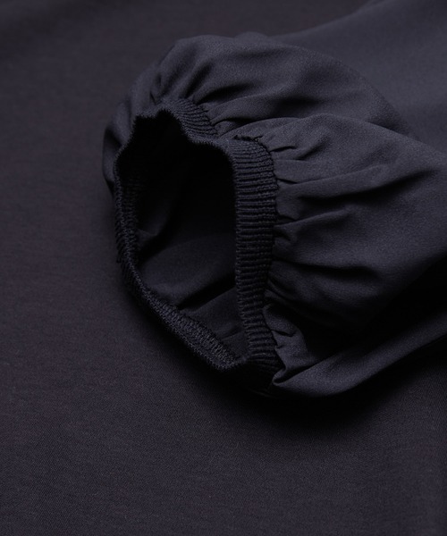 ROPE'（ロペ）の「【洗える】シフォンコンビギャザーパフスリーブカットソー（Tシャツ/カットソー・レディース・ホワイト/ブラック・38）」の6枚目の写真