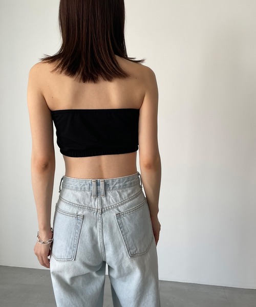 CANAL JEAN（キャナルジーン）の「El mar(エルマール) パット付きチューブトップ（チューブトップ・レディース・ブラック/グレー/ホワイト・ONE SIZE）」の9枚目の写真