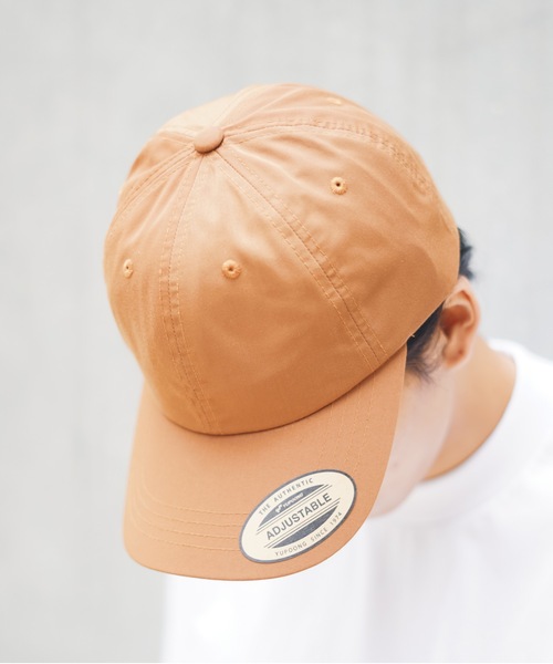 FLEXFIT(フレックスフィット)の「【Flexfit/フレックスフィット】YUPOONG CLASSICS RECYCLED TRENDY DAD CAP 帽子 ローキャップ(キャップ・メンズ・ネイビー/ホワイト/ブラック/ライトブラウン・FREE)」の4枚目の写真