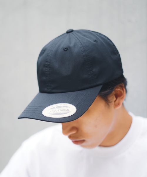 FLEXFIT(フレックスフィット)の「【Flexfit/フレックスフィット】YUPOONG CLASSICS RECYCLED TRENDY DAD CAP 帽子 ローキャップ(キャップ・メンズ・ネイビー/ホワイト/ブラック/ライトブラウン・FREE)」の3枚目の写真