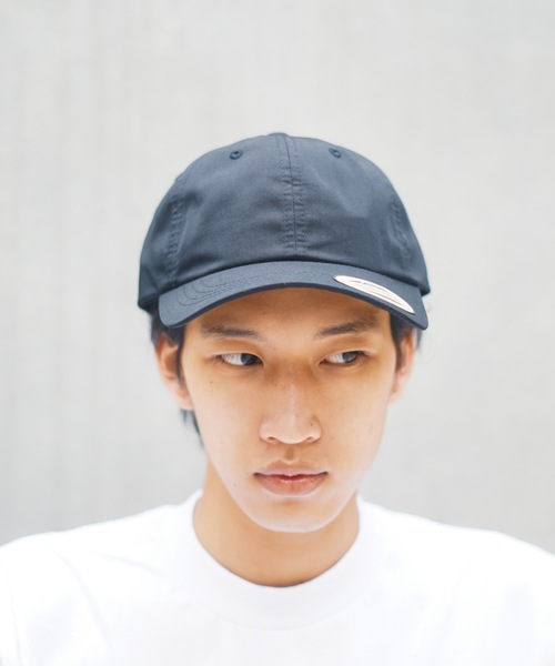 FLEXFIT(フレックスフィット)の「【Flexfit/フレックスフィット】YUPOONG CLASSICS RECYCLED TRENDY DAD CAP 帽子 ローキャップ(キャップ・メンズ・ネイビー/ホワイト/ブラック/ライトブラウン・FREE)」の9枚目の写真