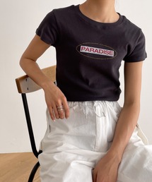 CANAL JEAN | smileyranna "PARADISE"半袖Tシャツ(Tシャツ/カットソー)