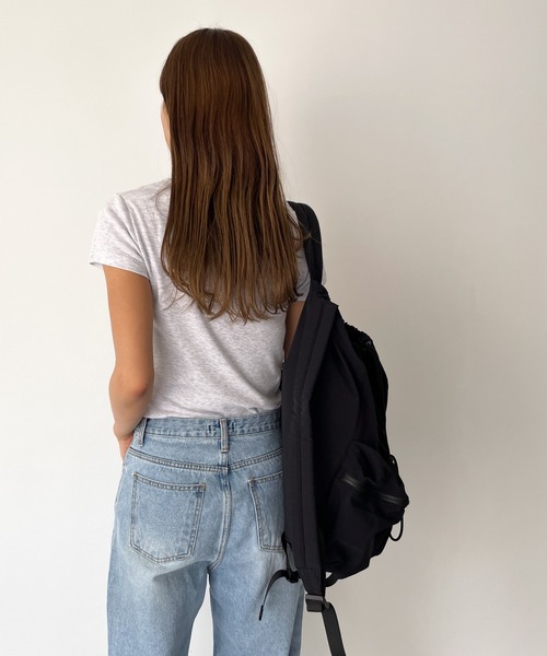 CANAL JEAN（キャナルジーン）の「smileyranna "PARADISE"半袖Tシャツ（Tシャツ/カットソー・レディース・チャコールグレー/クリーム/ライトグレー・ONE SIZE）」の6枚目の写真