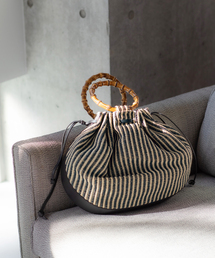 【CATERINA BERTINI/カテリナ ベルティーニ】バンブーハンドルBAG