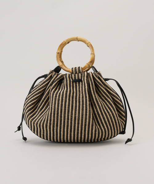 La TOTALITE（ラトータリテ）の「【CATERINA BERTINI/カテリナ ベルティーニ】バンブーハンドルBAG（ハンドバッグ・レディース・ベージュ・FREE）」の6枚目の写真