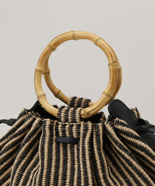 La TOTALITE（ラトータリテ）の「【CATERINA BERTINI/カテリナ ベルティーニ】バンブーハンドルBAG（ハンドバッグ・レディース・ベージュ・FREE）」の10枚目の写真