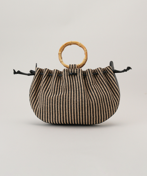 La TOTALITE（ラトータリテ）の「【CATERINA BERTINI/カテリナ ベルティーニ】バンブーハンドルBAG（ハンドバッグ・レディース・ベージュ・FREE）」の12枚目の写真